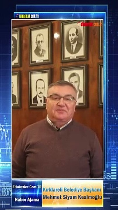 Kırklareli Belediye Başkanı Mehmet Siyam Kesimoğlu: Bugünden itibaren 31 Mart ve sonrasındaki beş yıl boyunca sürekli beraber olacağız