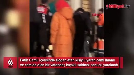 Download Video: Fatih Camii imamına bıçaklı saldırı! Vali Gül: Fail yakalandı, emniyetimiz olayı çok yönlü inceliyor