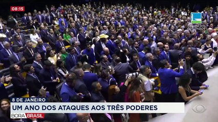 A Esplanada dos Ministérios está fechada hoje, quando completa um ano da tentativa de golpe de 8 de janeiro