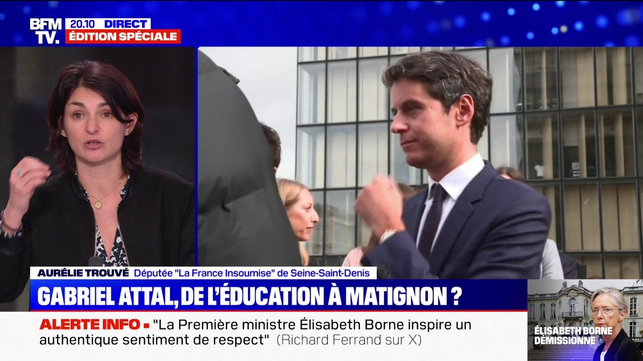 Pour Aurélie Trouvé (LFI), Gabriel Attal est "un ministre qui a fait diversion pour ne pas s'occuper des vrais problèmes"