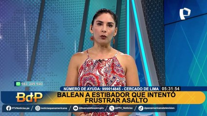 Cercado de Lima: balean a estibador que trató de frustrar robo a comerciante