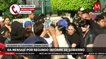 Sandra Cuevas da mensaje por Segundo Informe de Gobierno en la alcaldía Cuauhtémoc