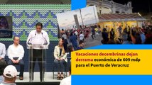 Vacaciones decembrinas dejan derrama económica de 609 mdp para el Puerto de Veracruz