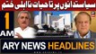 ARY News 1 AM Headlines 9th Jan 2024 |Supreme Court ends lifetime disqualification