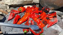 Kapya biber közlemesi (roasted and preserved capia pepper)