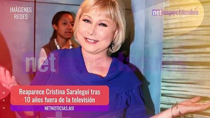 Cristina Saralegui reaparece luego de 10 años fuera de la televisión