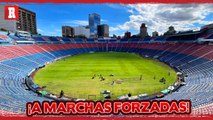 ¡A MARCHAS FORZADAS! El Estadio Ciudad de los Deportes afina detalles para recibir a Cruz Azul y América