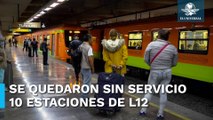 ¿Qué pasó en la Línea 12 del Metro?; suspende servicio en 10 estaciones