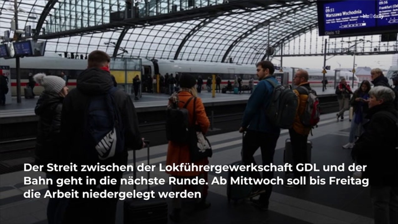 Neue Streiks angekündigt: DANN stehen die Züge still