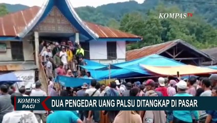 2 Pengedar Uang Palsu Ditangkap Polisi di Pasar Ahad Sumbar