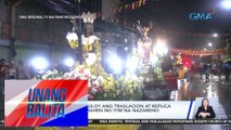 Mga deboto, itinuloy ang Traslacion at replica ng procession ng imahen ng Itim na Nazareno kahit umuulan | UB