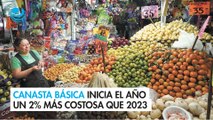 Canasta Básica Alimentaria inicia el año un 2% más costosa que 2023