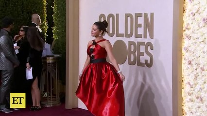 Selena Gomez STUNS in Red at Golden Globes