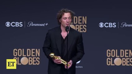 Jeremy Allen White Calls Calvin Klein Ad Attention 'Bizarre' After Golden Globes