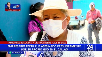 Callao: comerciante reportado como desaparecido habría sido asesinado por su propio hijo