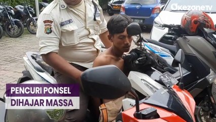 Download Video: Pencuri Ponsel di Pasar Induk Kramat Jati Babak Belur Dihajar Massa