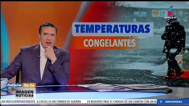 Se registra la caída de aguanieve en Nogales, Sonora