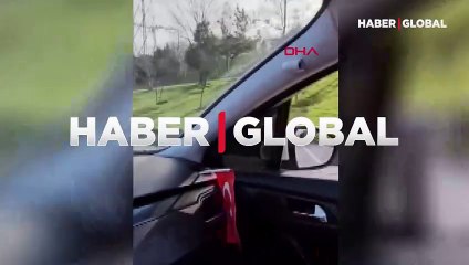 İstanbul'da TEM Otoyolu'nda öfkeli sürücü dehşeti!