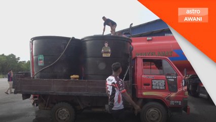 Proses baiki paip air bocor di Sungai Besut siap ikut jadual