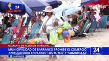 Punta Negra: municipio cobrará S/500 por permiso temporal en la playa para vendedores ambulantes