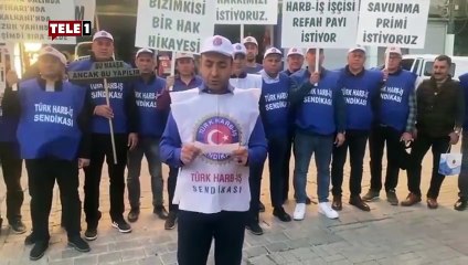 Askeri fabrika çalışanları iş bıraktı Ankara'ya yürüyor