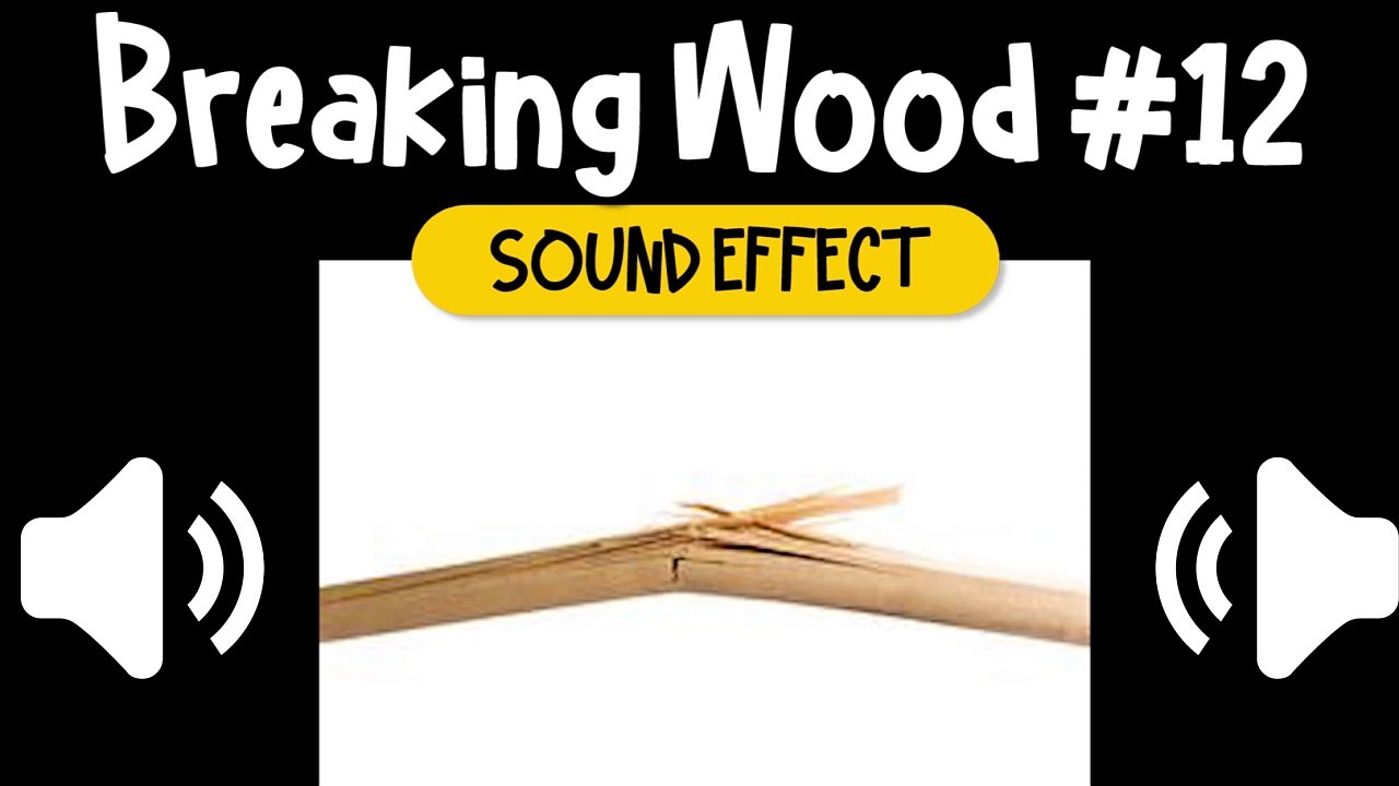 Breaking Wood #12 Sound Effect