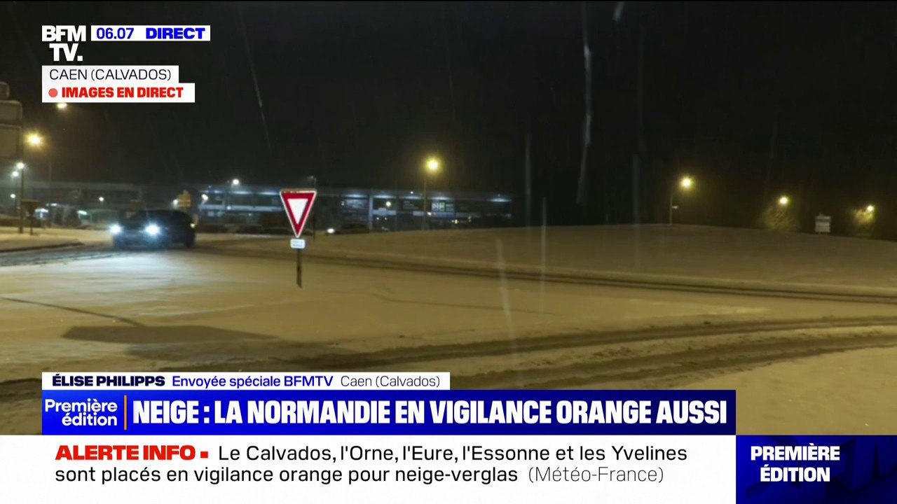 Trois départements de Normandie placés en vigilance orange neige-verglas