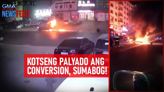 Kotseng palyado ang conversion, sumabog! | GMA Integrated Newsfeed