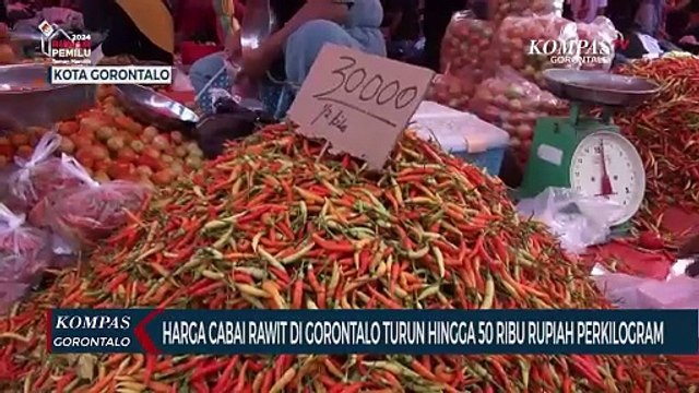 Harga Cabai Rawit di Gorontalo Turun Hingga 50 Ribu Rupiah Perkilogram