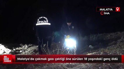 Malatya'da çakmak gazı çektiği öne sürülen 18 yaşındaki genç öldü
