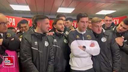 Kral kupası'nda Barcelona ile eşleşen Salamanca oyuncularının tepkisi