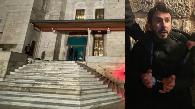 Fatih Camii'nde bıçaklı saldırı