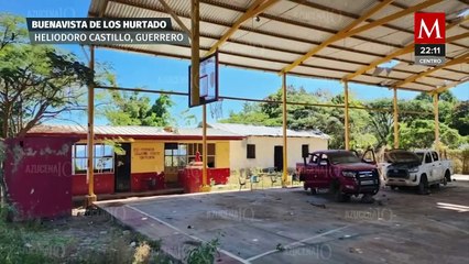 Devastadoras imágenes de Buenavista de los Hurtado tras enfrentamiento en Guerrero