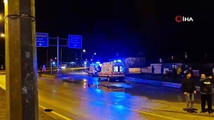 Takla atan cip alev aldı: 2 yaralı