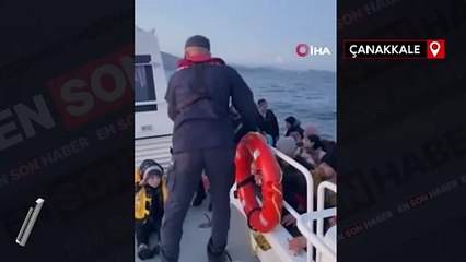 Скачать видео: Yunan unsurları 34 kaçak göçmeni ölüme terk etti