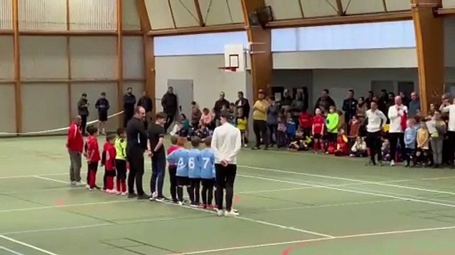 TOURNOI U9 JANVIER 2024 /// L'ENTREE DES JOUEURS POUR LA FINALE (06/01)