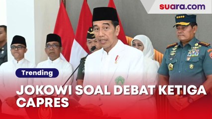 Jokowi Soal Debat Ketiga Capres: yang Kelihatan Justru Saling Menyerang