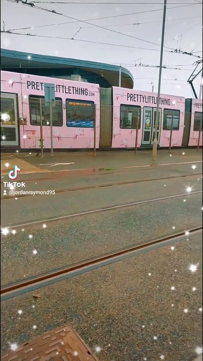 Blackpool trams October 2023 uk