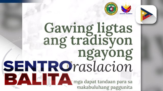 DOH, may paalala sa publiko para sa ligtas na paggunita ng pista ng Itim na Nazareno;