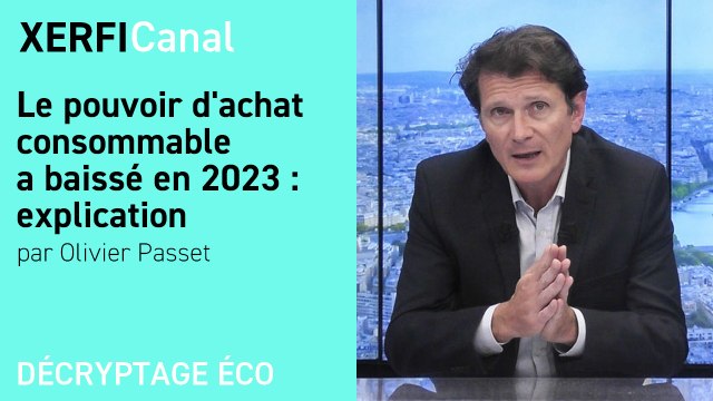Le pouvoir d'achat consommable a baissé en 2023 : explication [Olivier Passet]