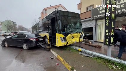 İstanbul'da faciadan dönüldü: Olay sonrası görüntüler