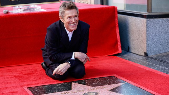Willem Dafoe praises ‘wonderful community’ as he receives Hollywood Walk of Fame star