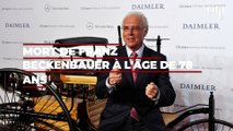 Mort de Franz Beckenbauer : la légende du football allemand s'est éteinte à 78 ans