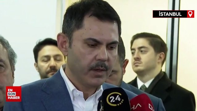 Murat Kurum, saldırıya uğrayan Fatih Camii İmamı Galip Usta'yı ziyaret etti