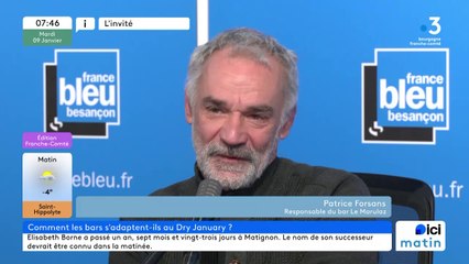 Patrice Forsans, patron du bar le Marulaz à Besançon