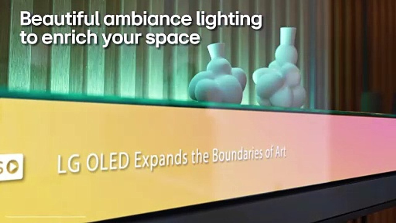 OLED T: Der transparente, kabellose Fernseher von LG im Trailer