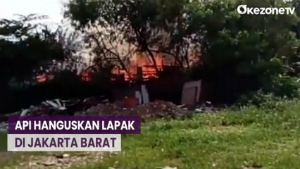 Api Hanguskan Sejumlah Lapak di Cengkareng, Jakarta Barat