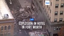 Schwere Explosion im Zentrum  von Fort Worth - über 20 Verletzte