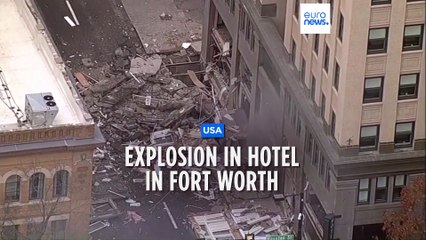 Schwere Explosion im Zentrum  von Fort Worth - über 20 Verletzte