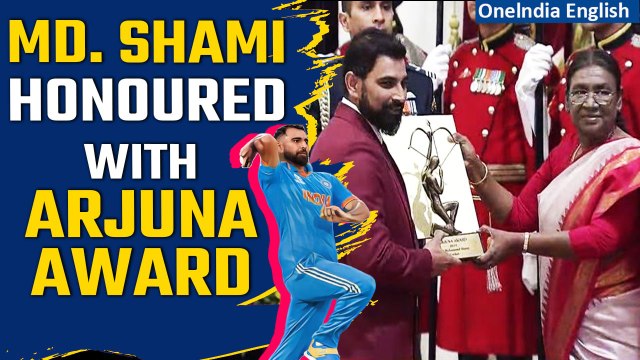 Mohammad Shami Conferred with Arjuna Award for his Exceptional World Cup Performance| OneIndia